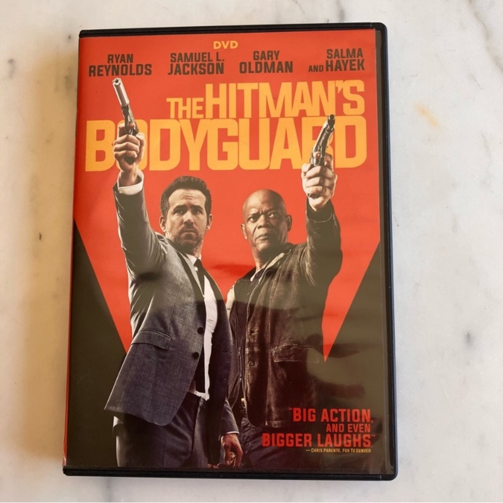The Hitman's Bodyguard (DVD) - Red/Black Cover